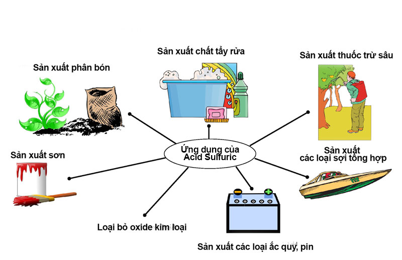 Ứng dụng của axit sulfuric